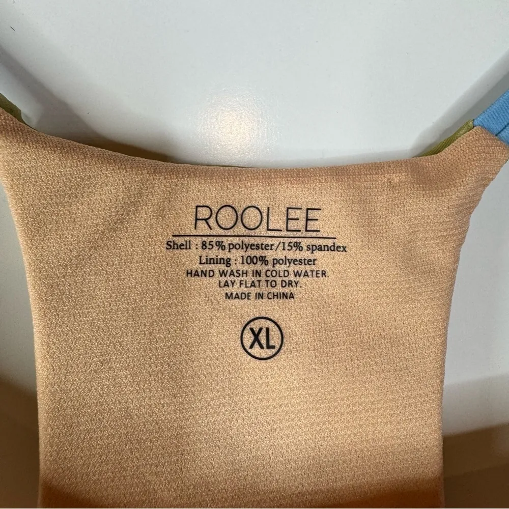 Roolee Colorblock Swim Top Size Xlarge - Image 3
