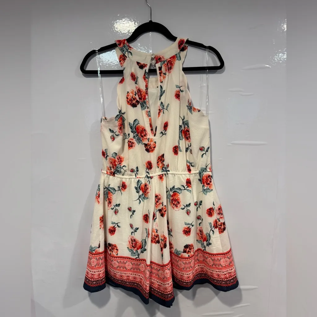 White‎ floral romper - Image 2