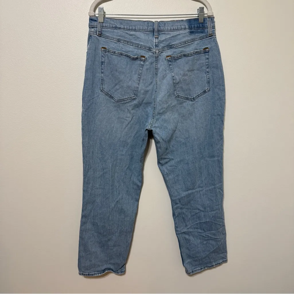 Abercrombie & Fitch The Ankle Straight Ultra High Rise Jeans Size 33 / 16 - Image 6