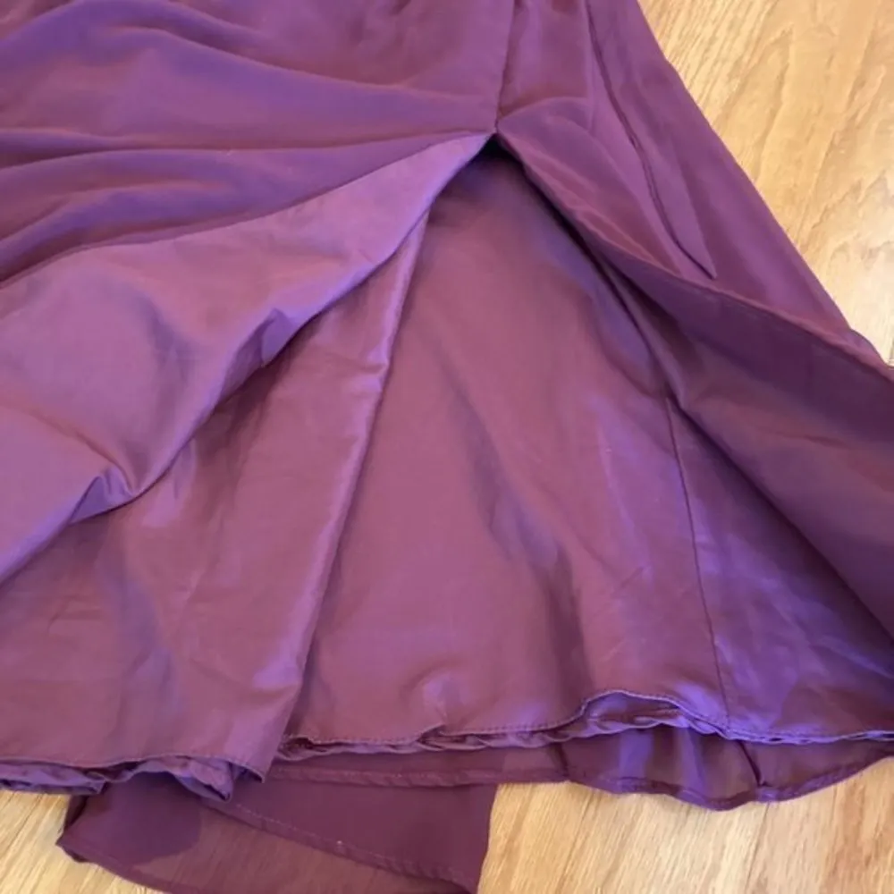 Azazie Angelica Bridesmaid Dress in Cabernet Sz XS - Image 11