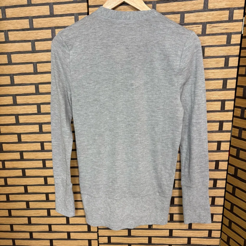 Oddy Gray‎ Snap Front Cardigan Size Small Gray - Image 2