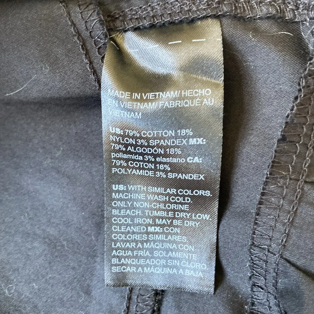 Chicos Puff Sleeve Tiered Dress Black Size 3/Women’s 16 - Image 5