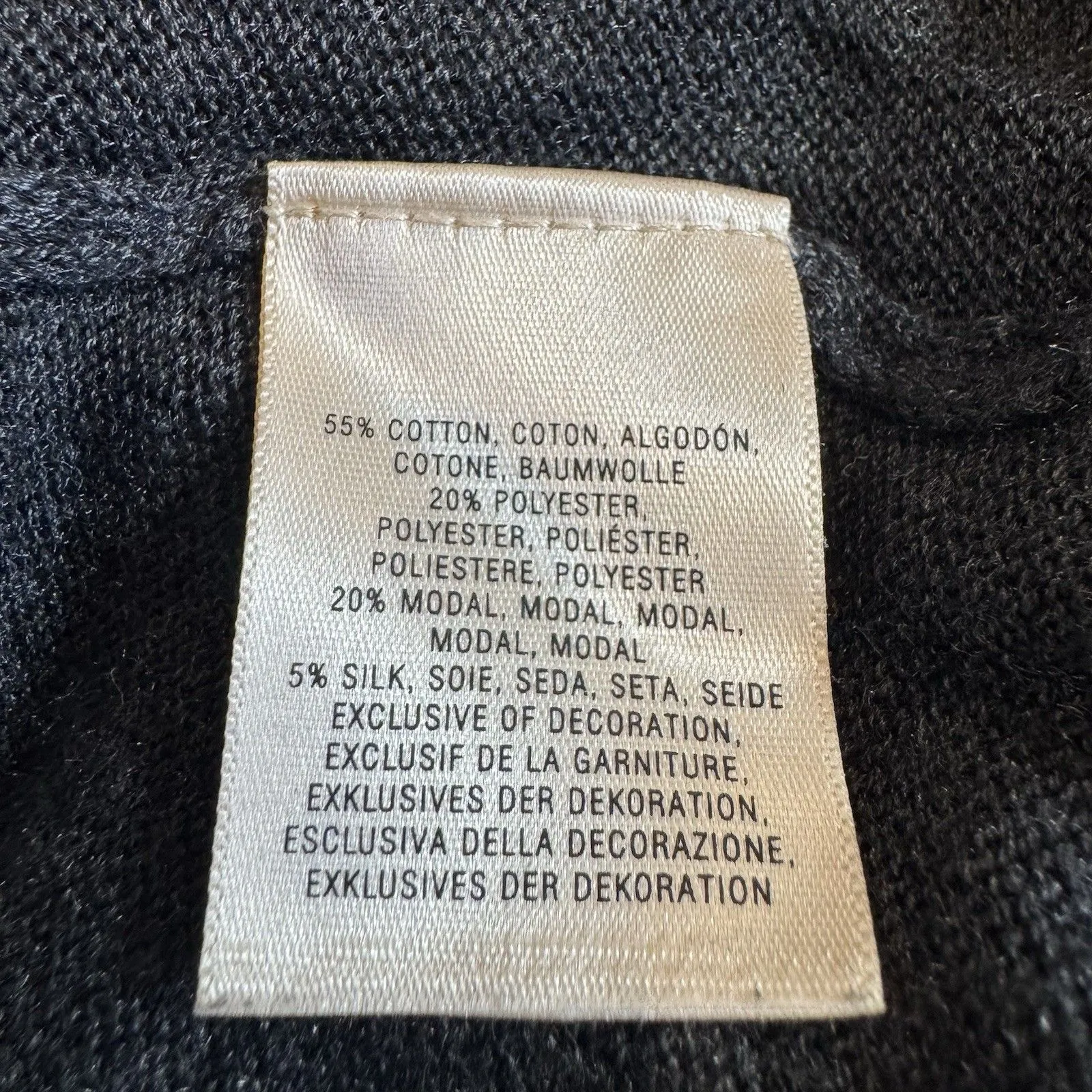 Anthropologie Knitted & Knotted Silk Blend Tie Waist Cardigan XS Gray Whimsigoth - Image 9