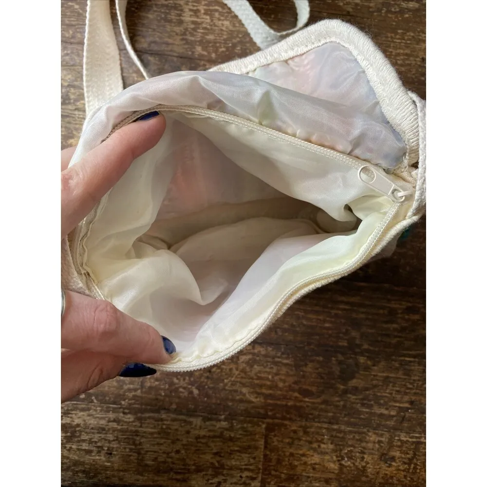 Artesanias Mexican Woven Flap Outer Pocket Unisex Boho Crossbody Colorful - Image 4