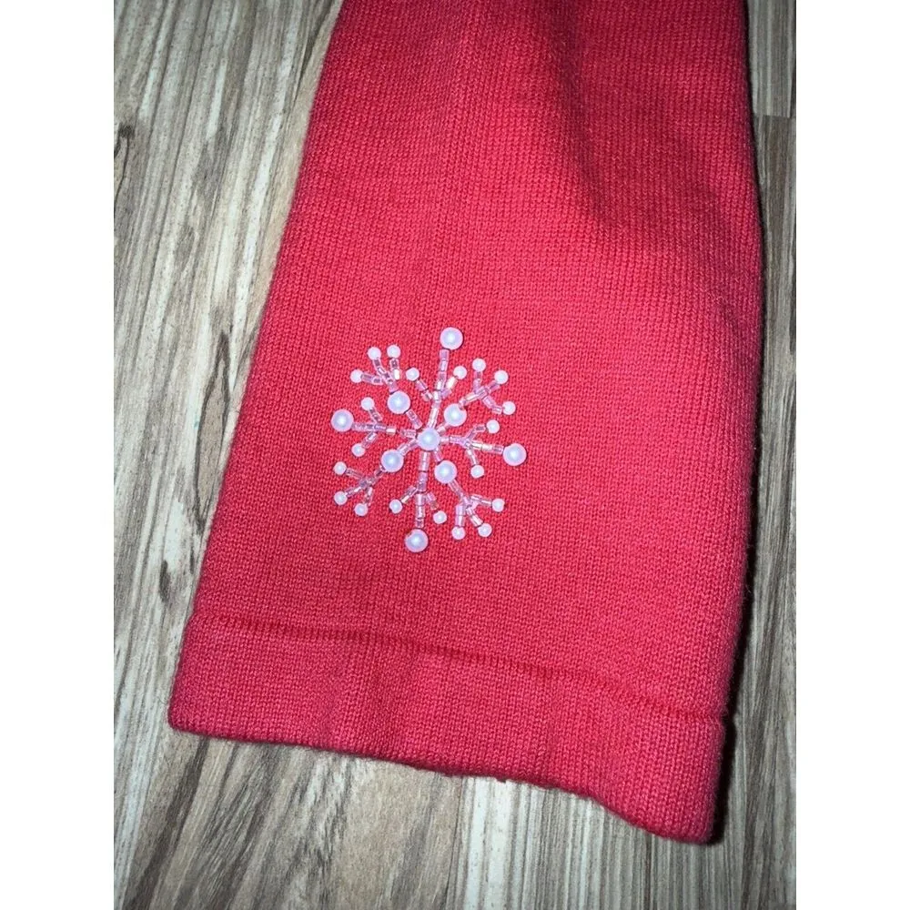 Jack B Quick Christmas Sweater Vintage Sexy Mrs Clause Santa Mohair Petite Small Red Size undefined - Image 5