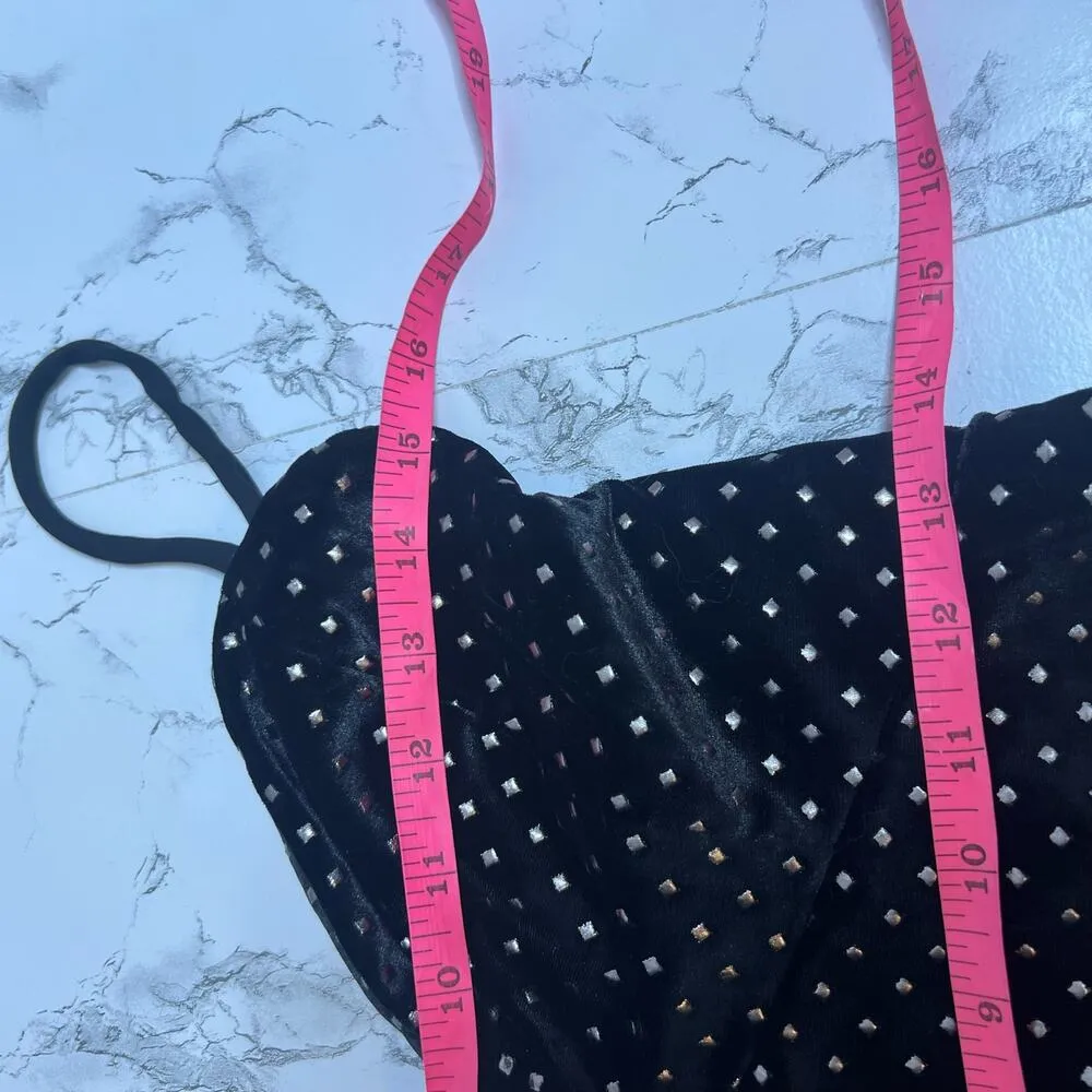 NWT show me your mumu studded dress Constance Sz L black silver - Image 10