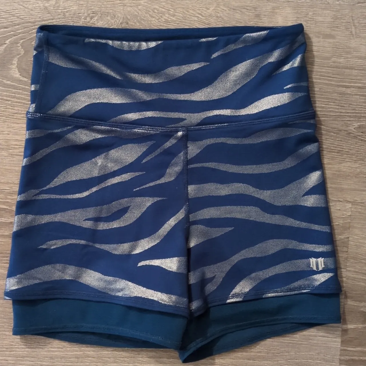 Eleven By Venus Williams Blue Safari Bike Shorts Size XS - Image 2
