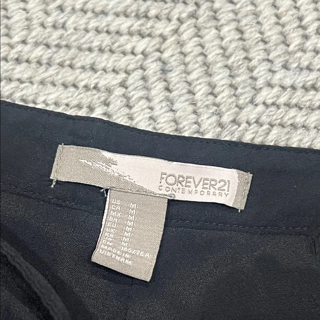 Forever 21 High Waist Patterned Shorts - Blue and Pink - Image 2