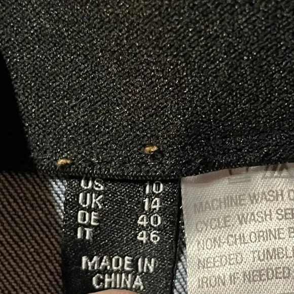 Susan Graver Regular Straight Leg Denim Jeans Medium Wash Size 10 Stretch Mom - Image 7