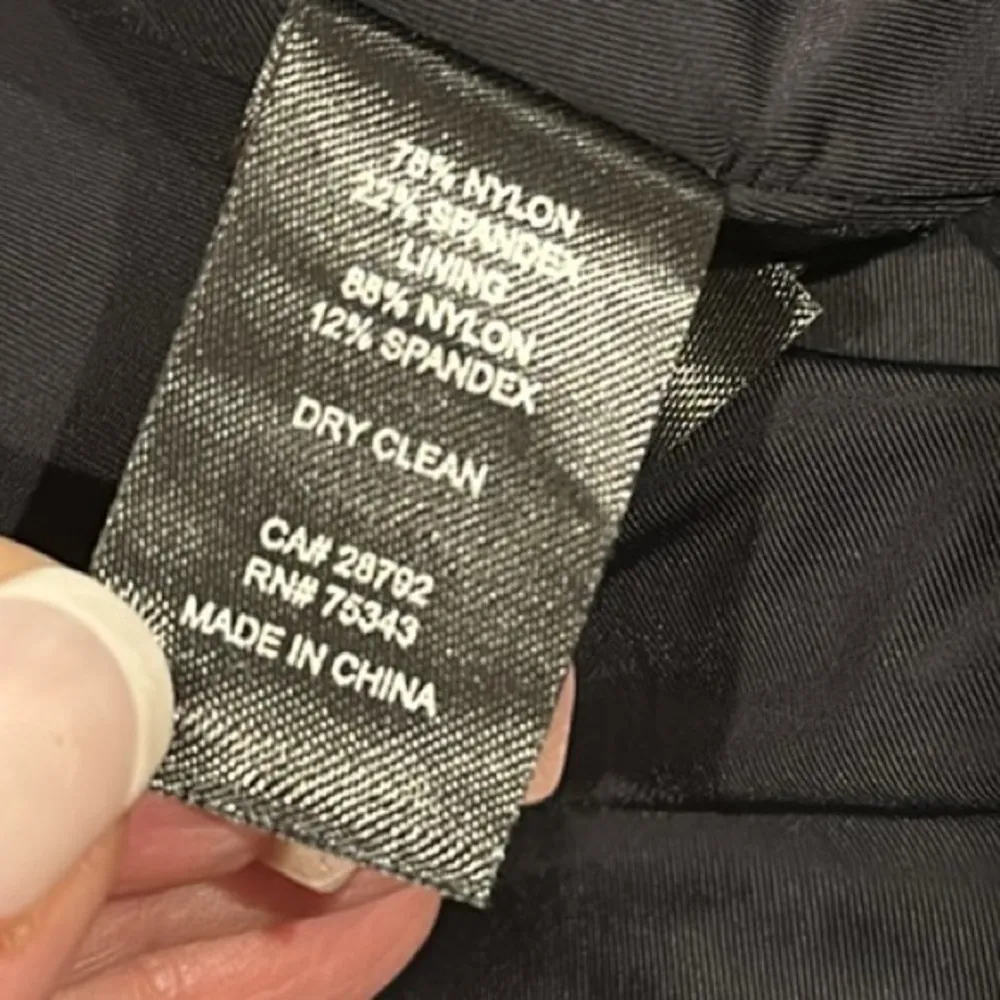 HOUSE OF HARLOW 1960 BLACK STRETCHY BEADED FRINGED SKIRT 6 - Image 7