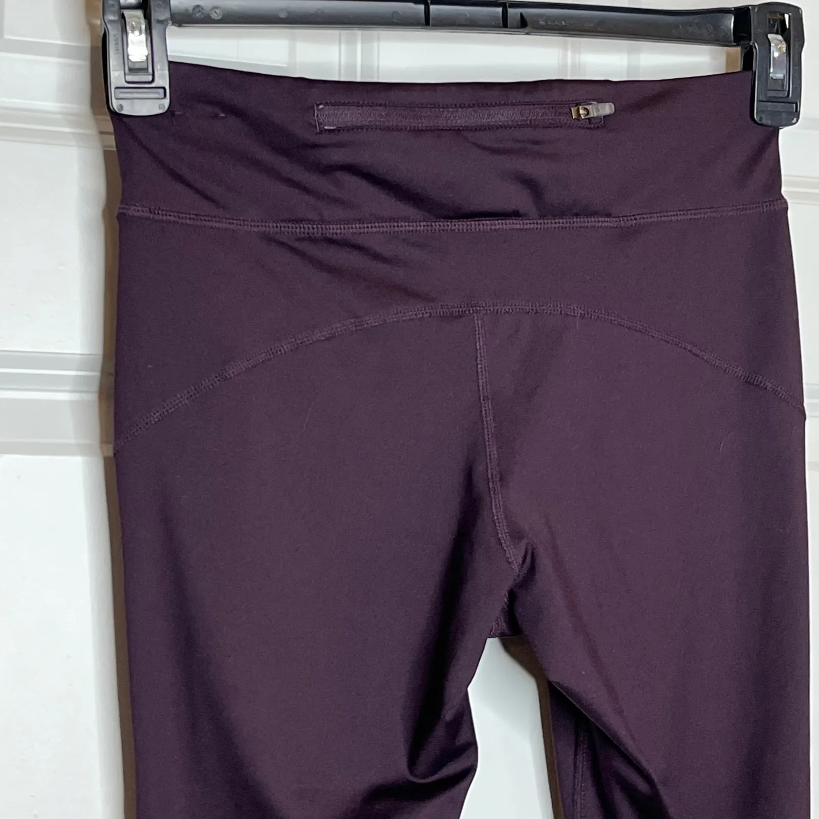 Nike Dri Fit SMALL Womens Leggings Dark Purple Athletic Workout Gym Running - Image 5