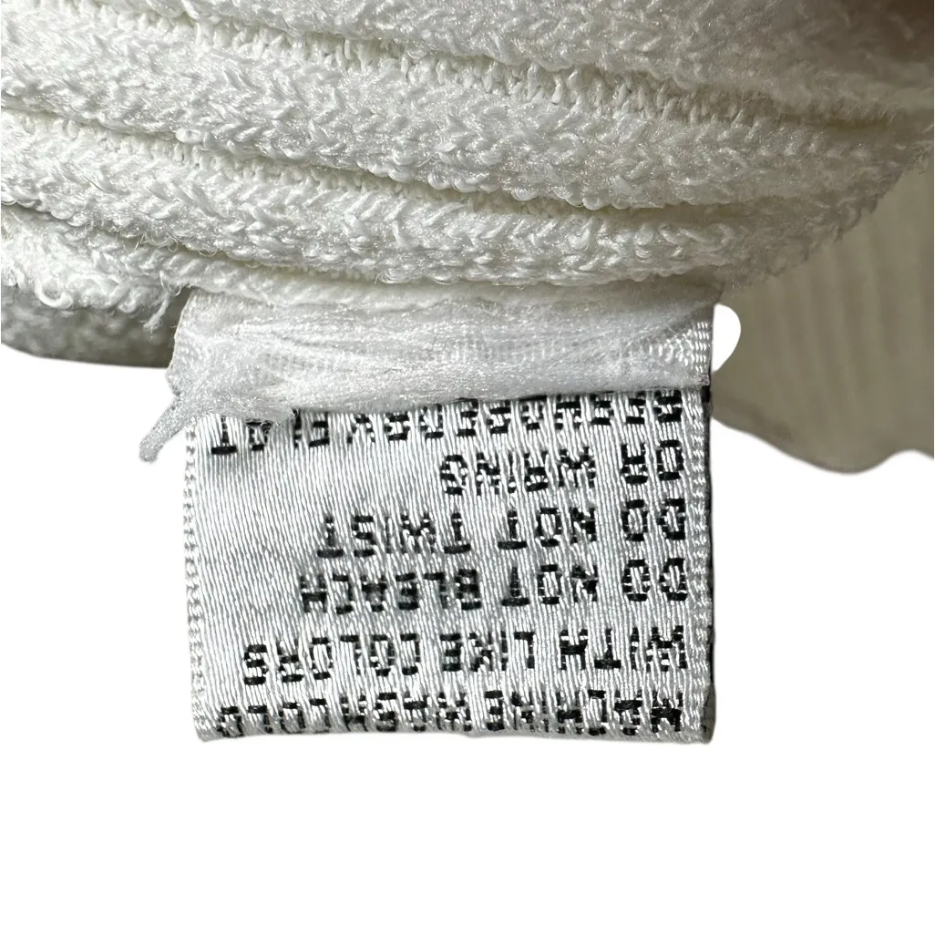 Carol Rose White Ribbed Stretch Knit Tank Top M | Y2K Minimalist Clean Basic - Image 7