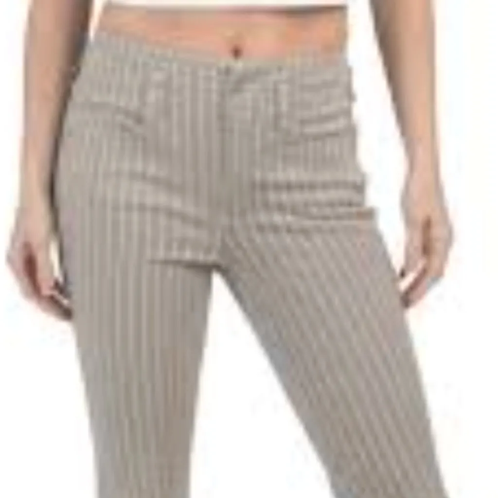 NWT NYDJ  Ami Skinny Capri Jeans With High Rise Boardwalk Stripe SZ-10 - Image 4
