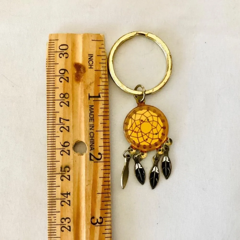Dreamcatcher Keychain Gold - Image 3