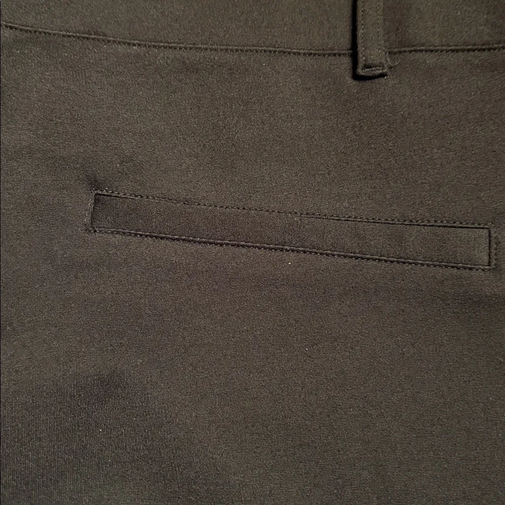 Quince women’s Ultra-Stretch Ponte Straight Leg Pants pull on black Size XL NWT - Image 8