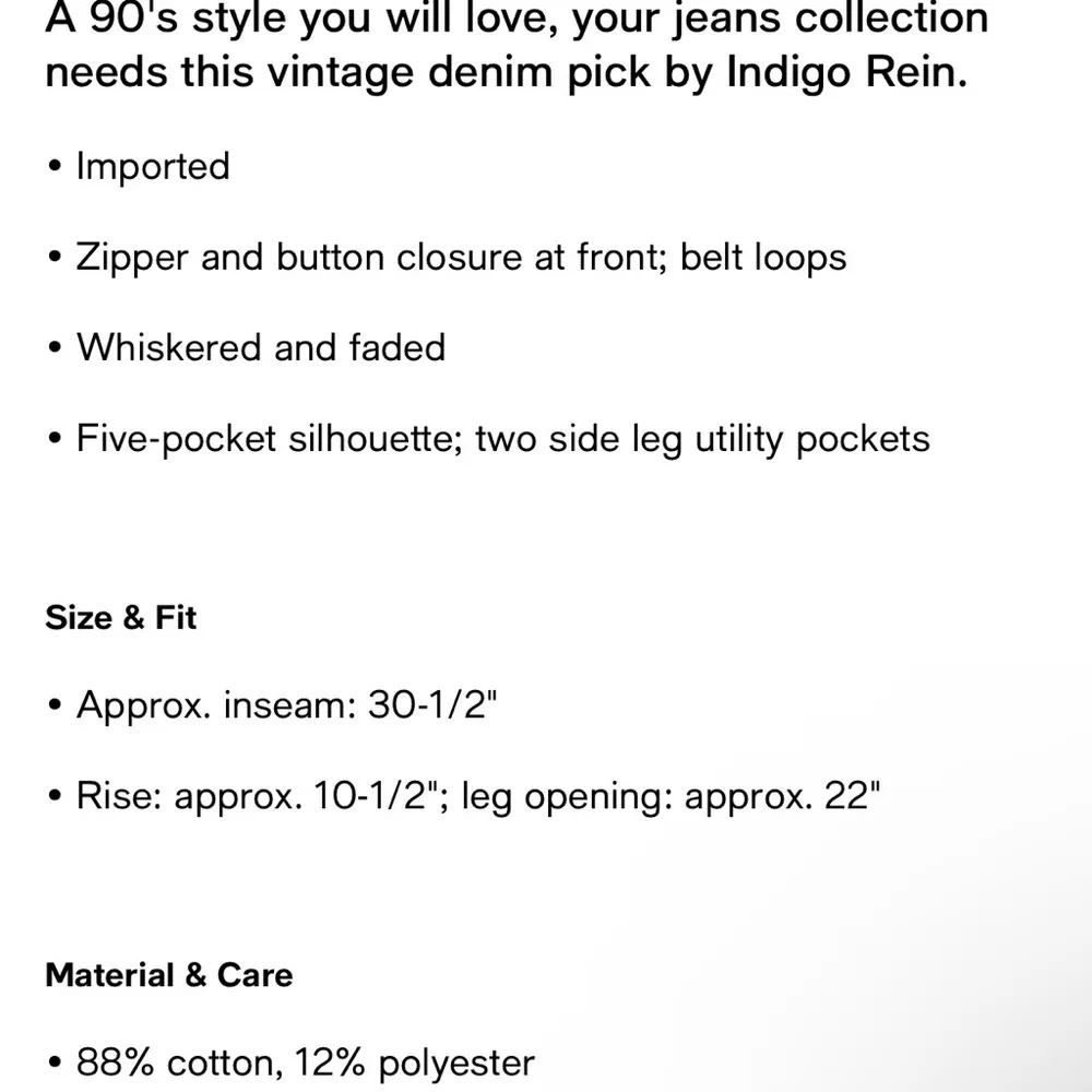 New Y2K Festival Wide Leg Women's 5 26 x 30.5" High Rise Jeans Streetwear Skater - Image 16