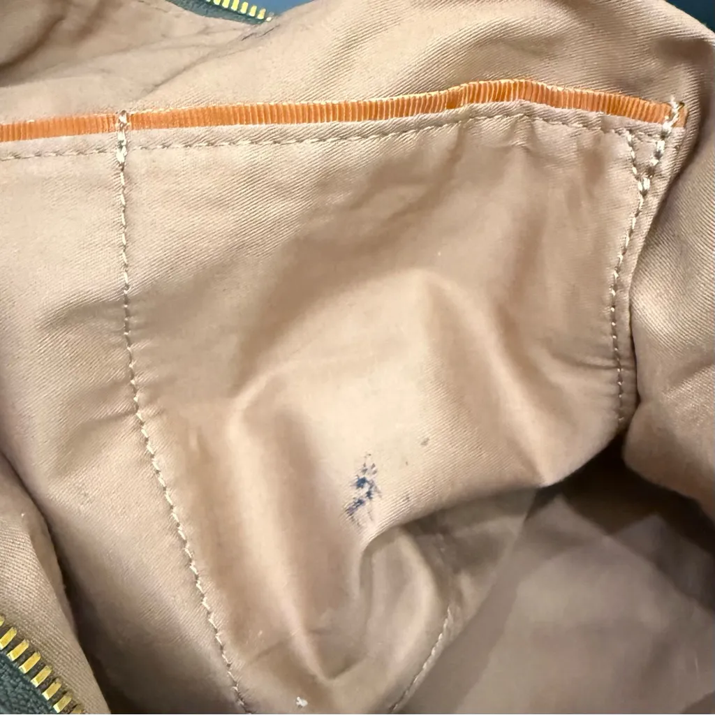 HOBO Shiela Herb Olive Green Suede Leather Medium Satchel Crossbody Bag - Image 14