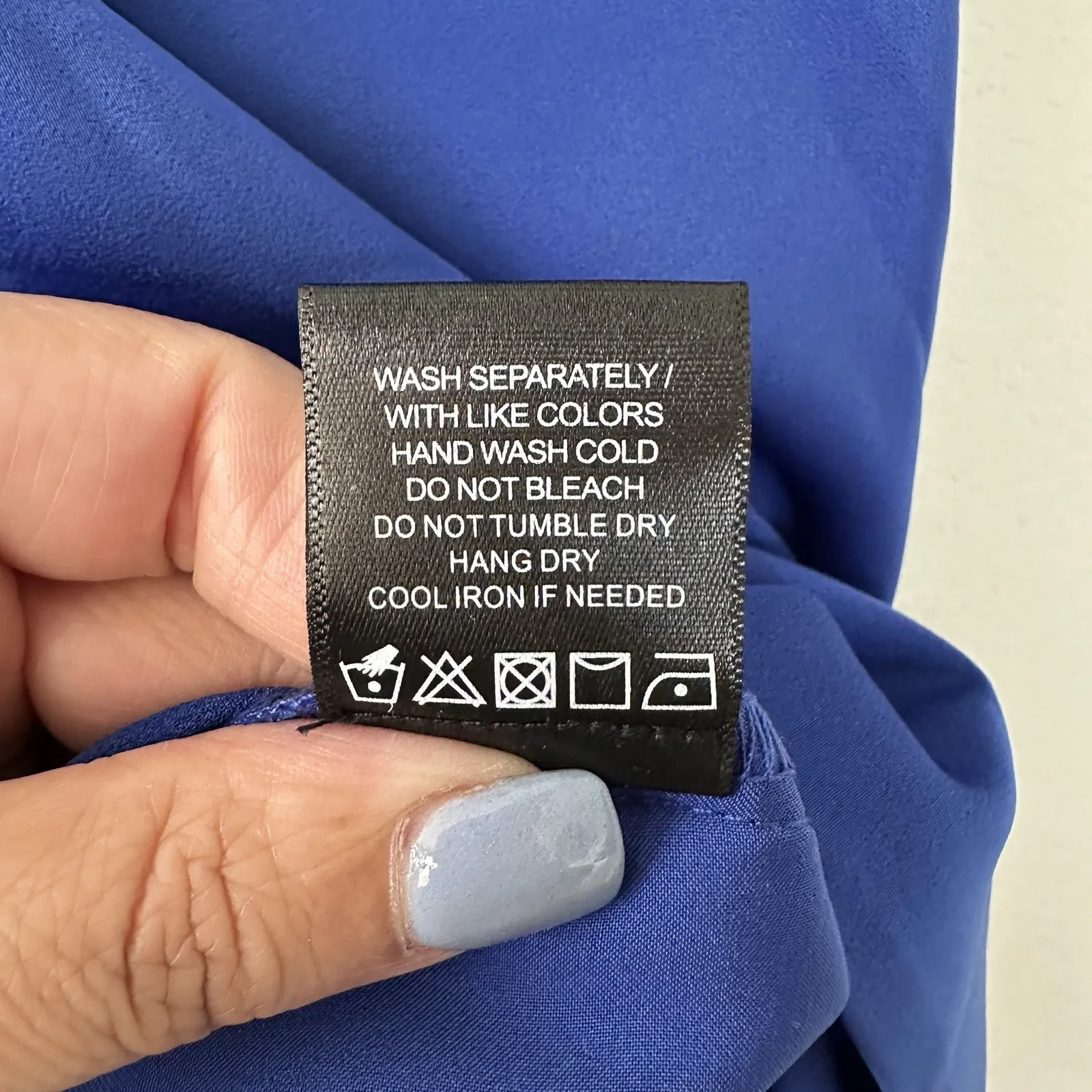 NBD X Revolve 2024 Tere Mini Dress‎ Bright Cobalt Blue One Shoulder Women's SZ L - Image 12