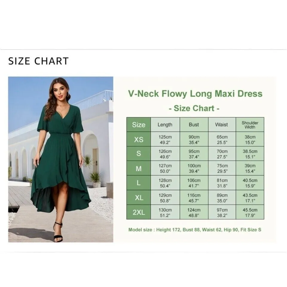 Anthropologie Aakaa Wrap Maxi Dress Size S Blue Floral‎ Tropical Boho V-neck - Image 5