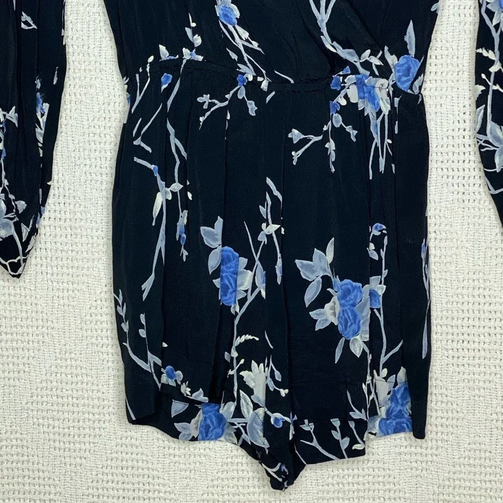 Blue Life‎ Floral Shorts Romper - Image 4