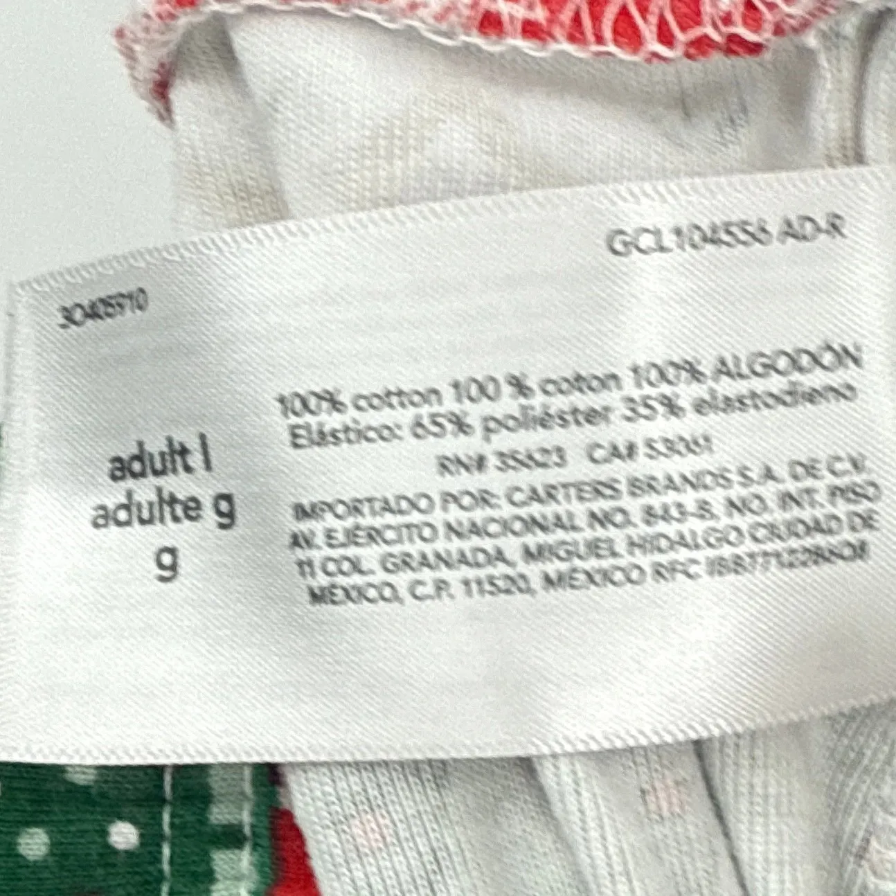 Carters Adult Unisex Fair Isle Christmas Snug Fit Cotton Family Pajama Set Small Blue - Image 4