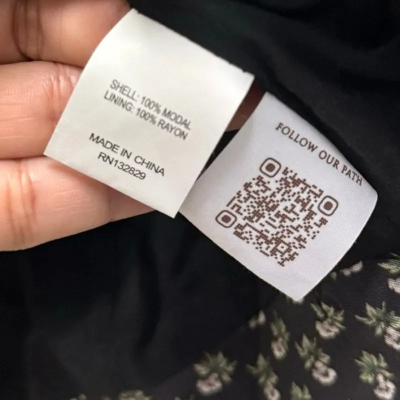 Anna Nata‎ Floral Black Vest Spring Summer Lightweight Medium - Image 5