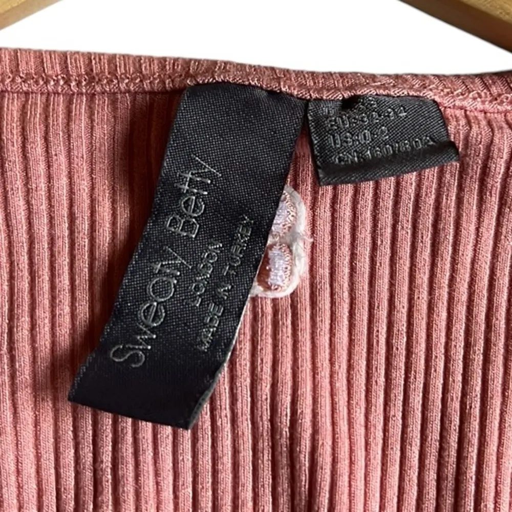 Sweaty Betty Weekend Twist-Back Midi Dress in Bloom Pink SIze 0-2 XS - Image 5