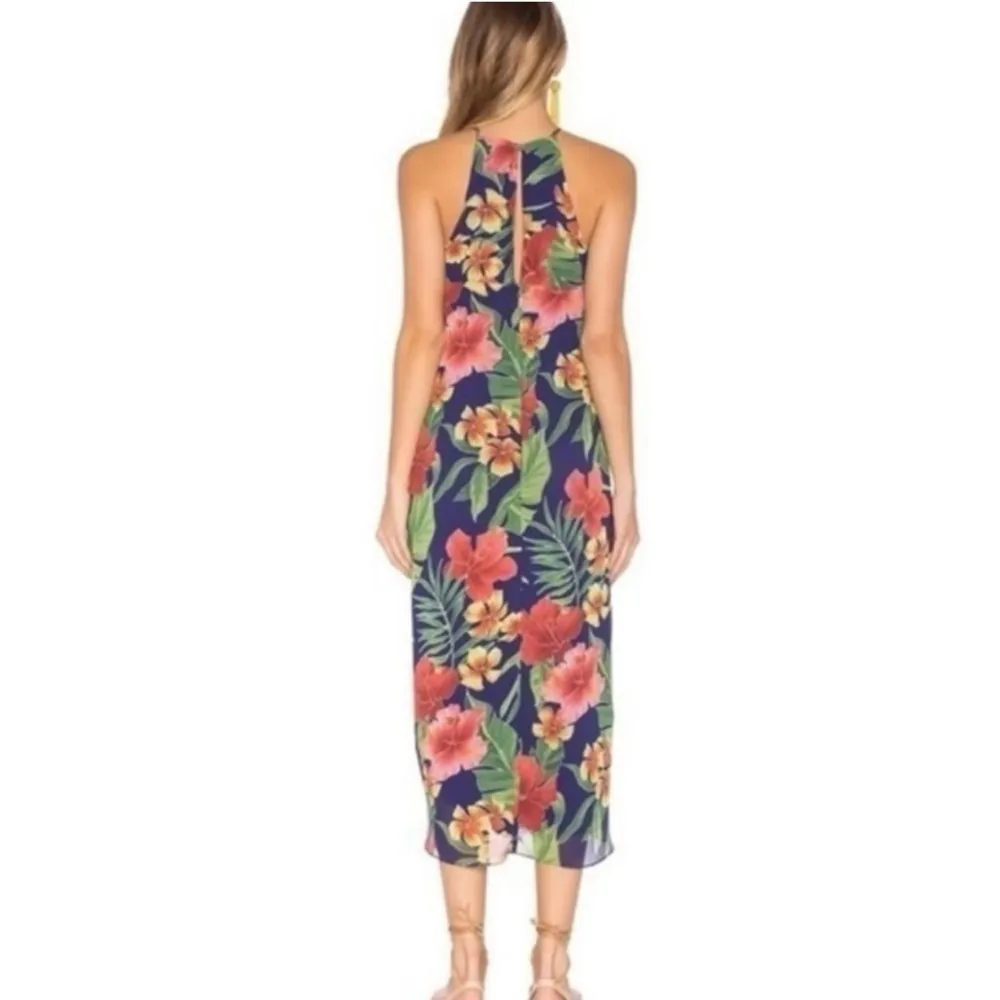 Privacy Please Tropical Print Midi Dress Size XS - Image 10