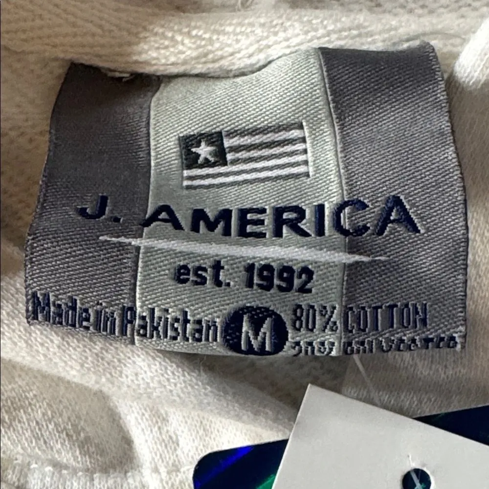 Women’s White Embroidered MIAMI College Hoodie Size M NEW - Image 11