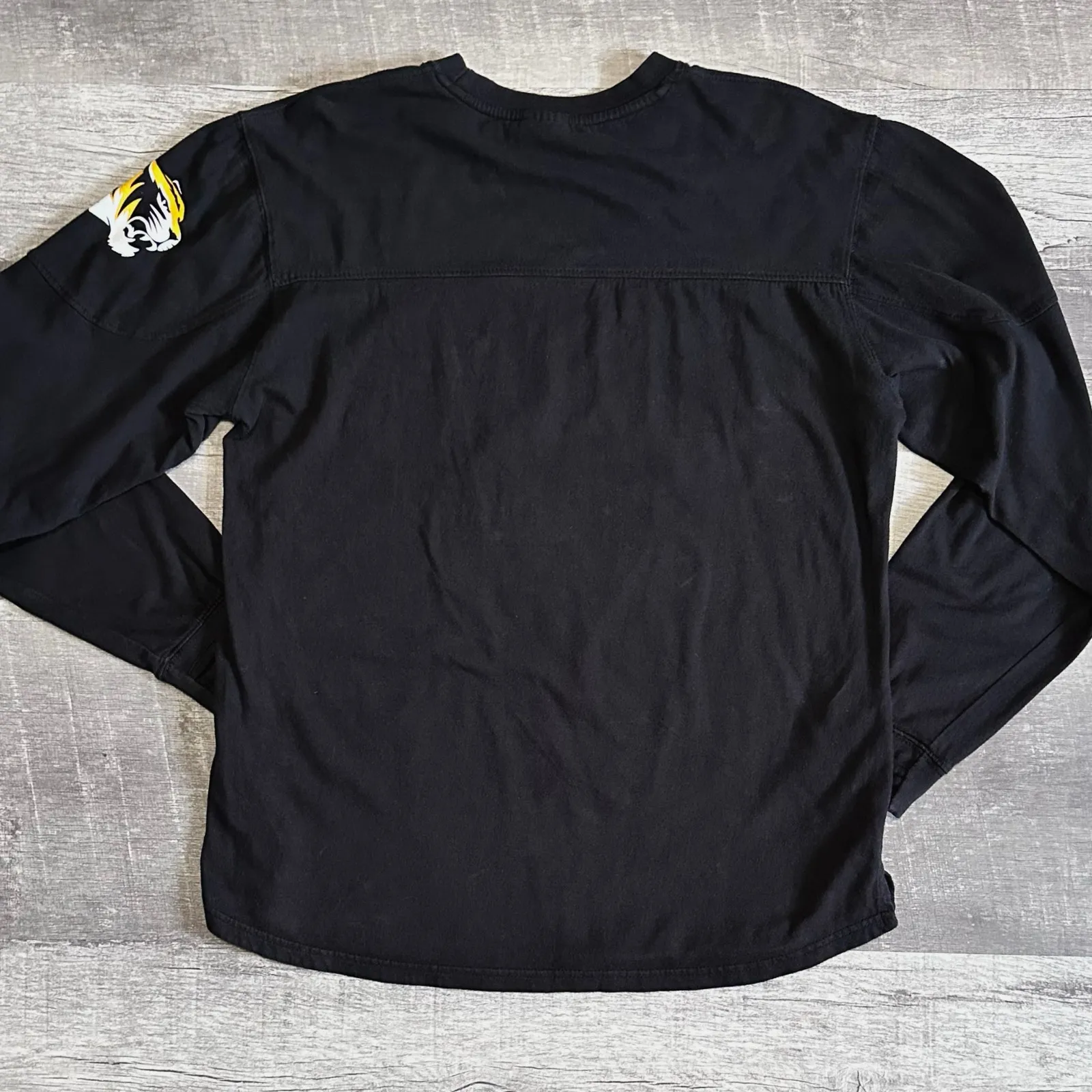 Pressbox Missouri Tigers Edith Long Sleeve Shirt Womens M Black Mizzou Relaxed - Image 6