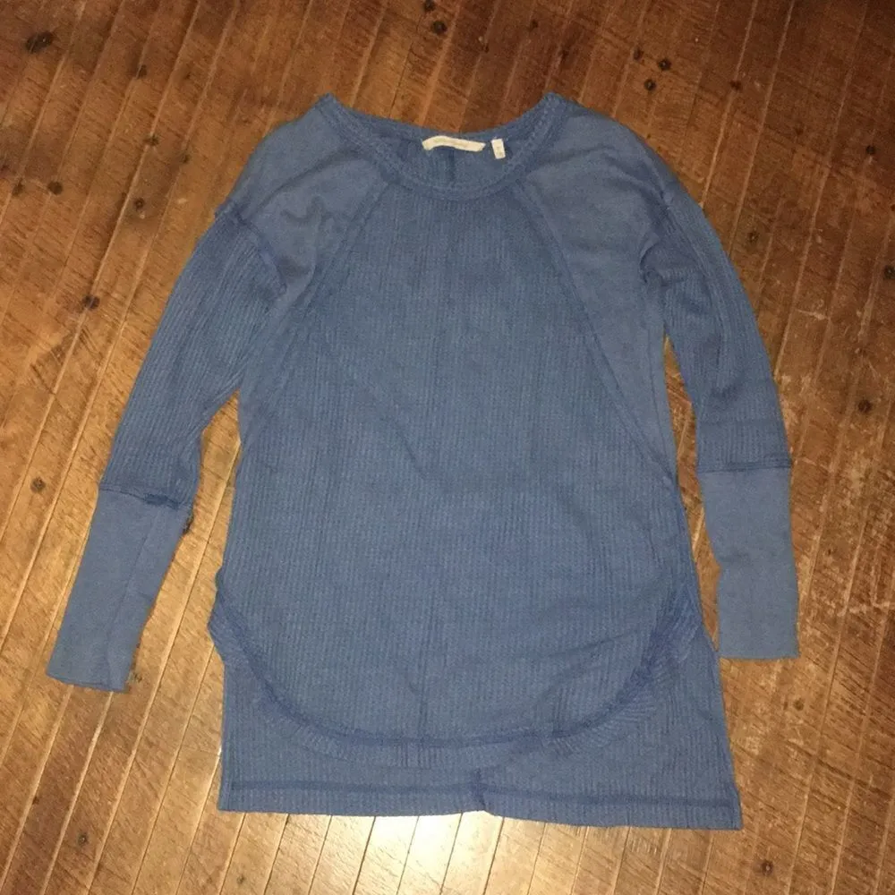 Soft Surroundings Kaydence waffle raw edge shirt - Image 2