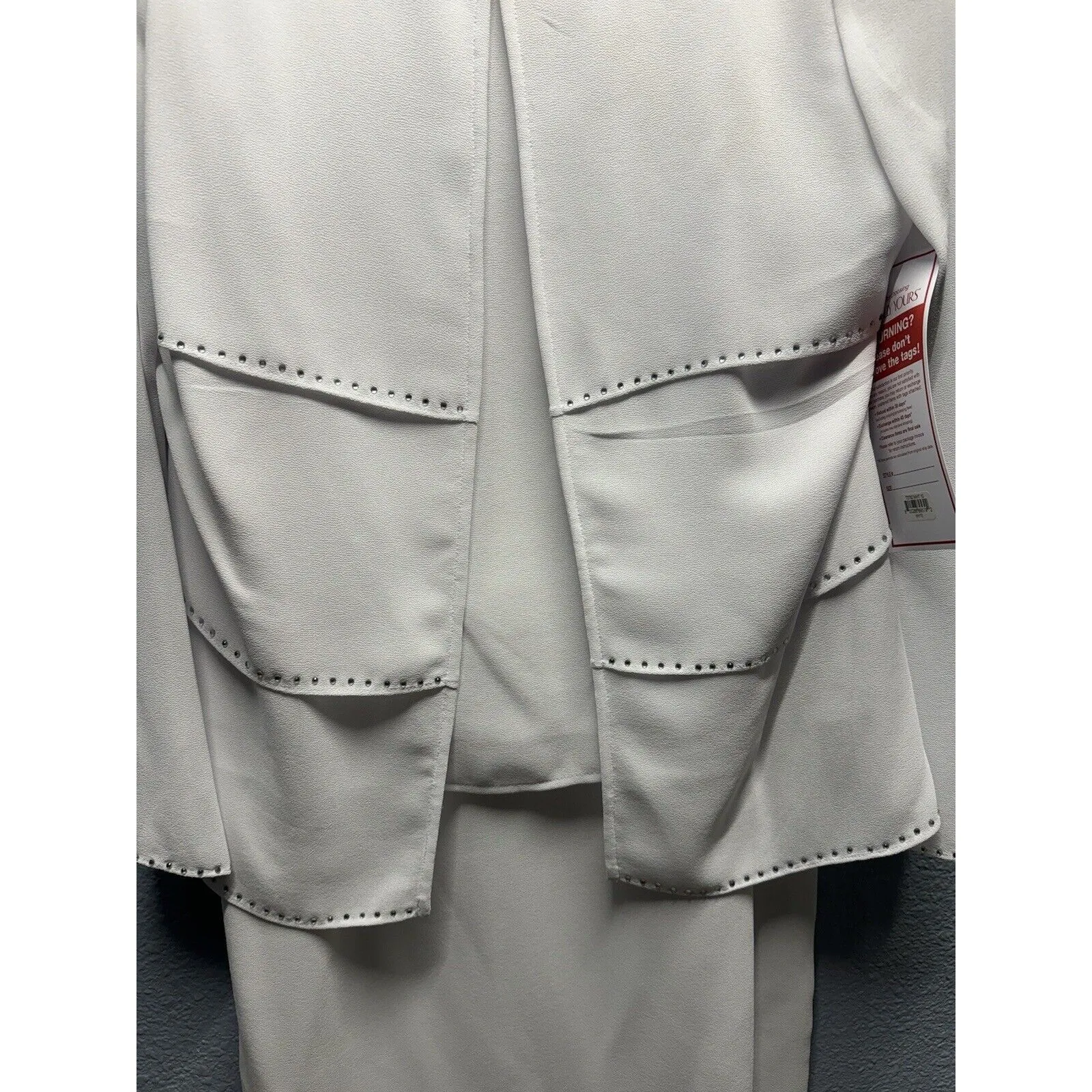 Especially Yours Boutique Women’s Size 10 White 3 Pc Skirt Suit NEW - Image 4