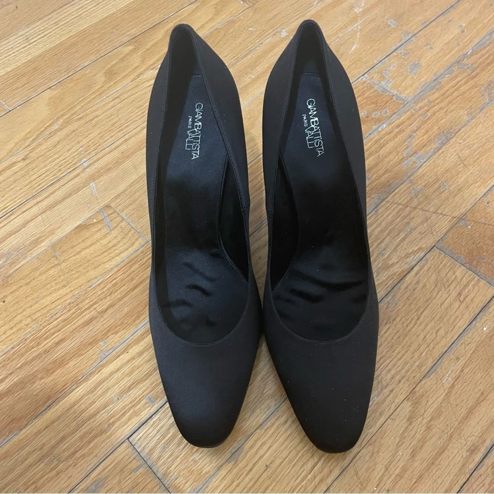 Giambattista Valli Black Pumps Block Heel Size EU‎ 40 US 9.5 NEW NWOB - Image 2