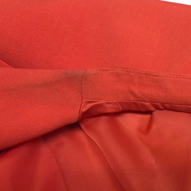 Jones Studio Open Front Kerchief Cut Satin Lined Blazer Size 14 Vintage - Image 7