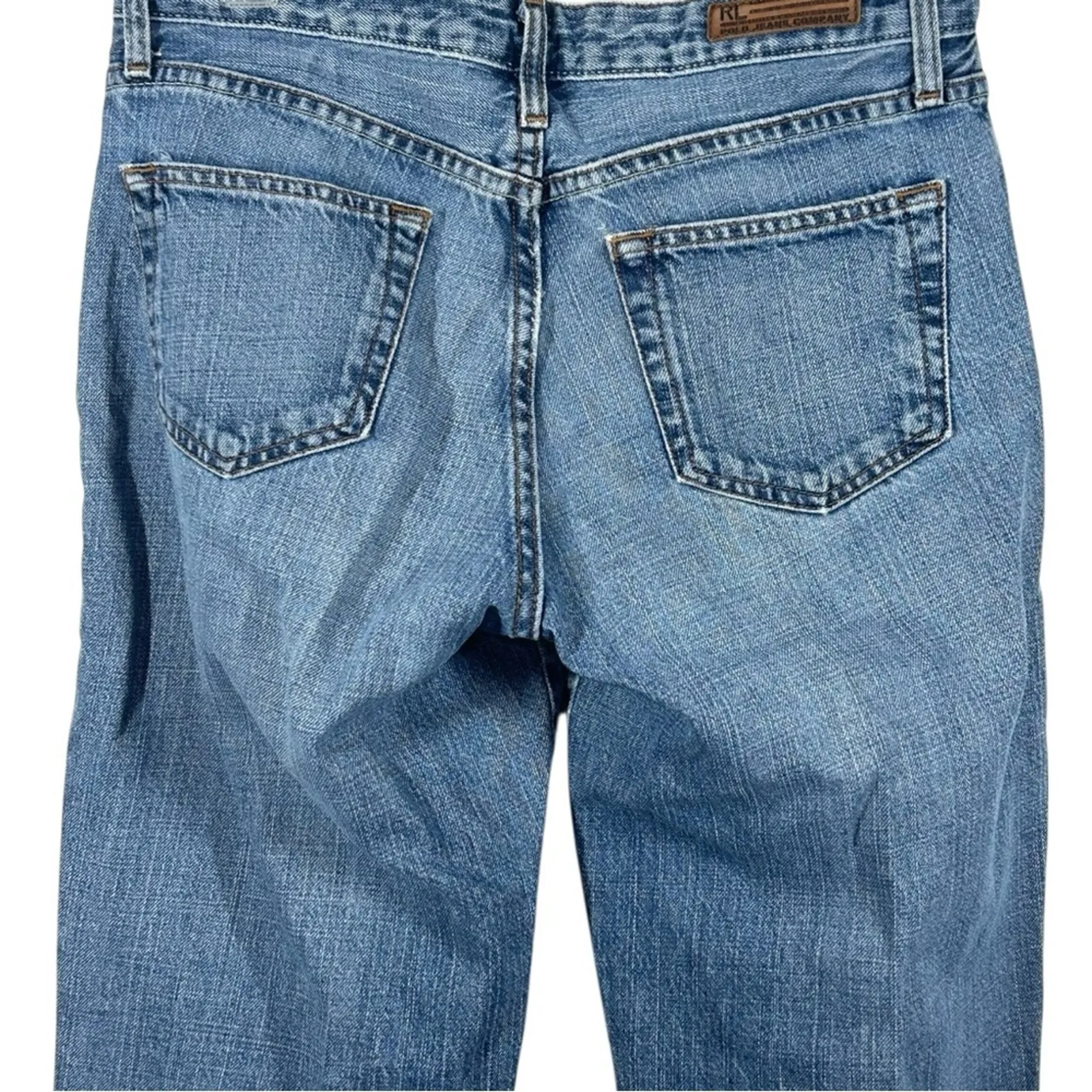Vintage Ralph Lauren Polo RL Classic Fit Straight Leg Jeans Size 6 90s Y2K Denim - Image 8