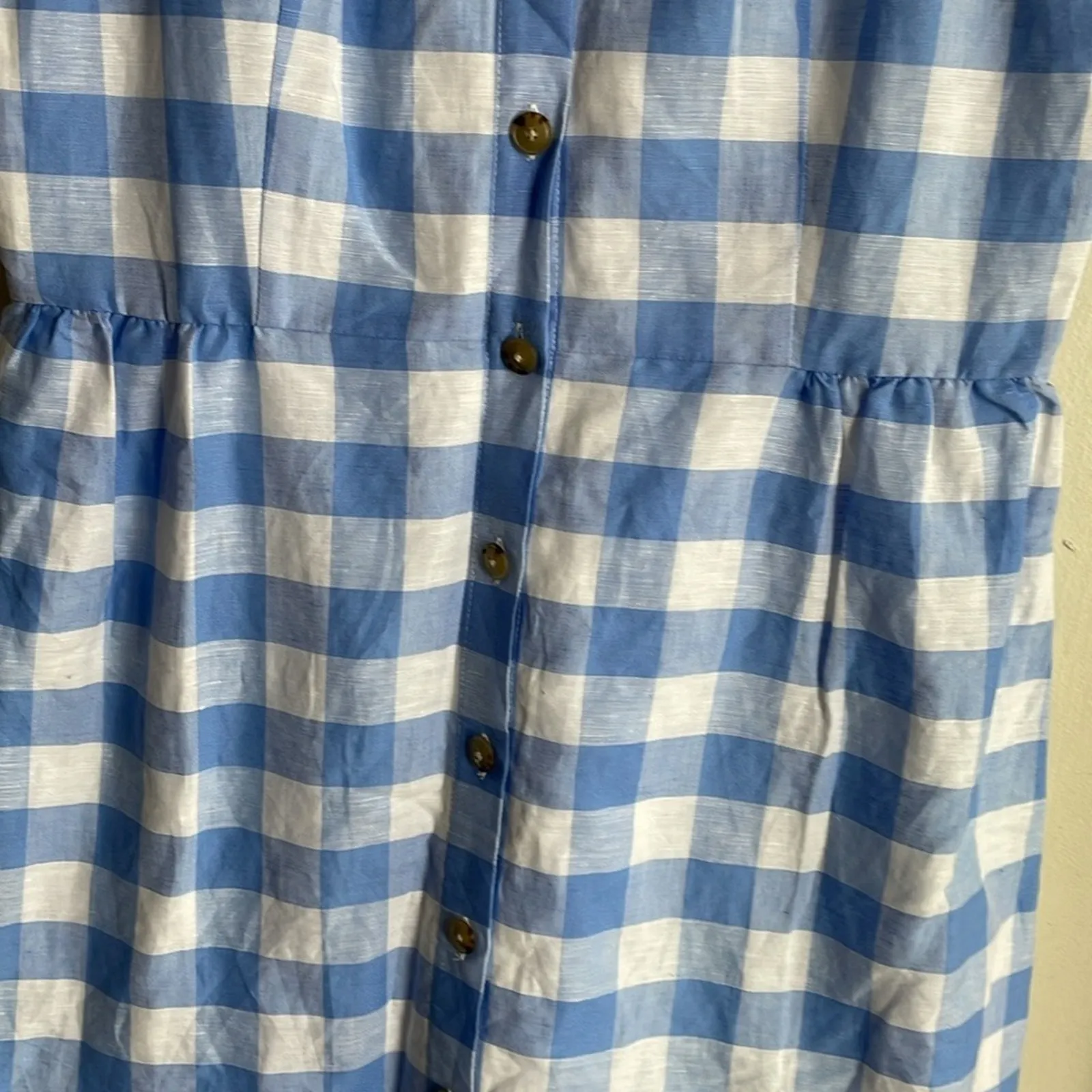 J.Crew Gingham Button-front Dress - Image 7