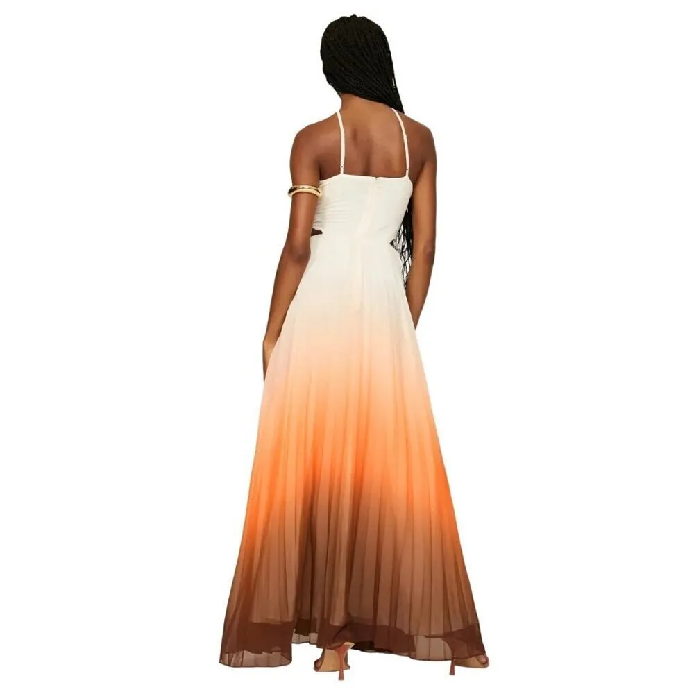 Rachel Rachel Roy Lively Ombre Maxi in Orange Ombre 10 Womens Long Dress - Image 10