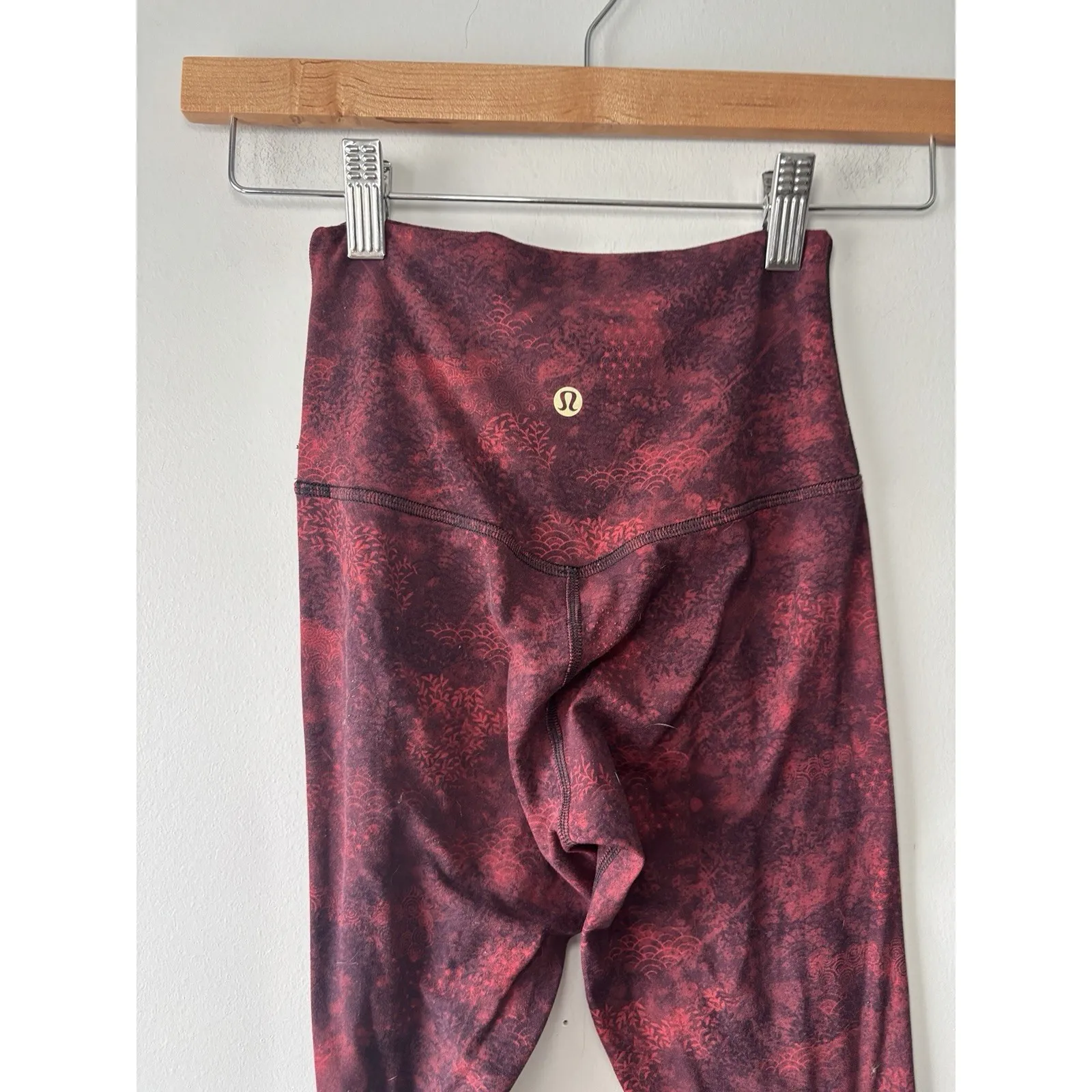 Lululemon Align HR Pant‎ 28" *Lunar New Year Intricate Oasis Multi Red Size 2 - Image 8