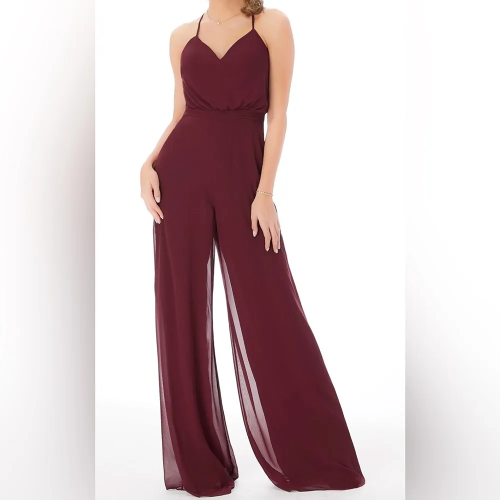 HAYLEY PAIGE Women Elegant Jumpsuit Purple  Size 4 - Image 9