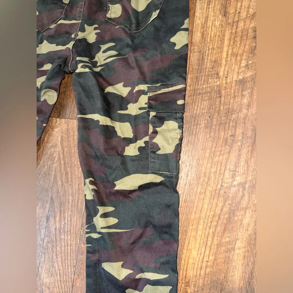 Camouflage Cargo Jogger Pants Green Size 6 - Image 5