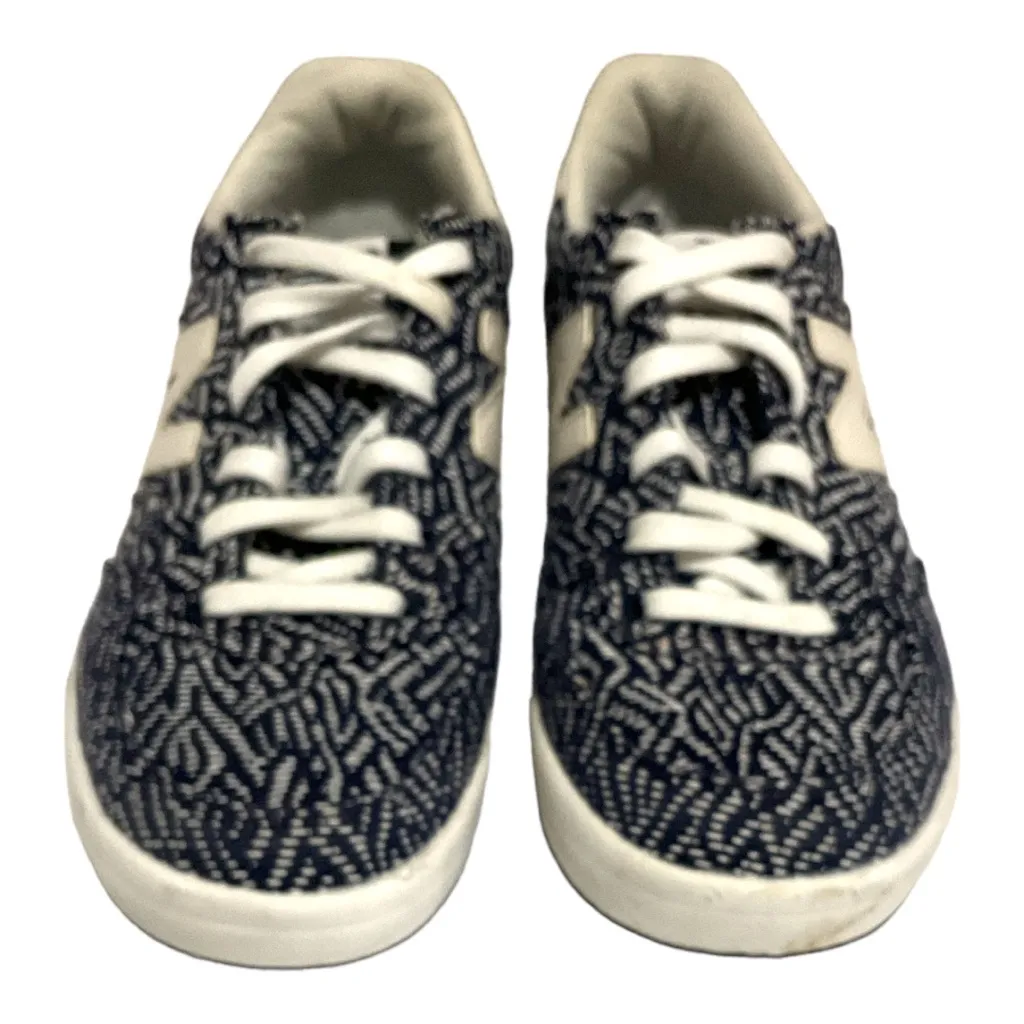 New Balance 300 Court Trainer Sneakers Women’s Blue White Flecked Tennis‎ Shoe - Image 4