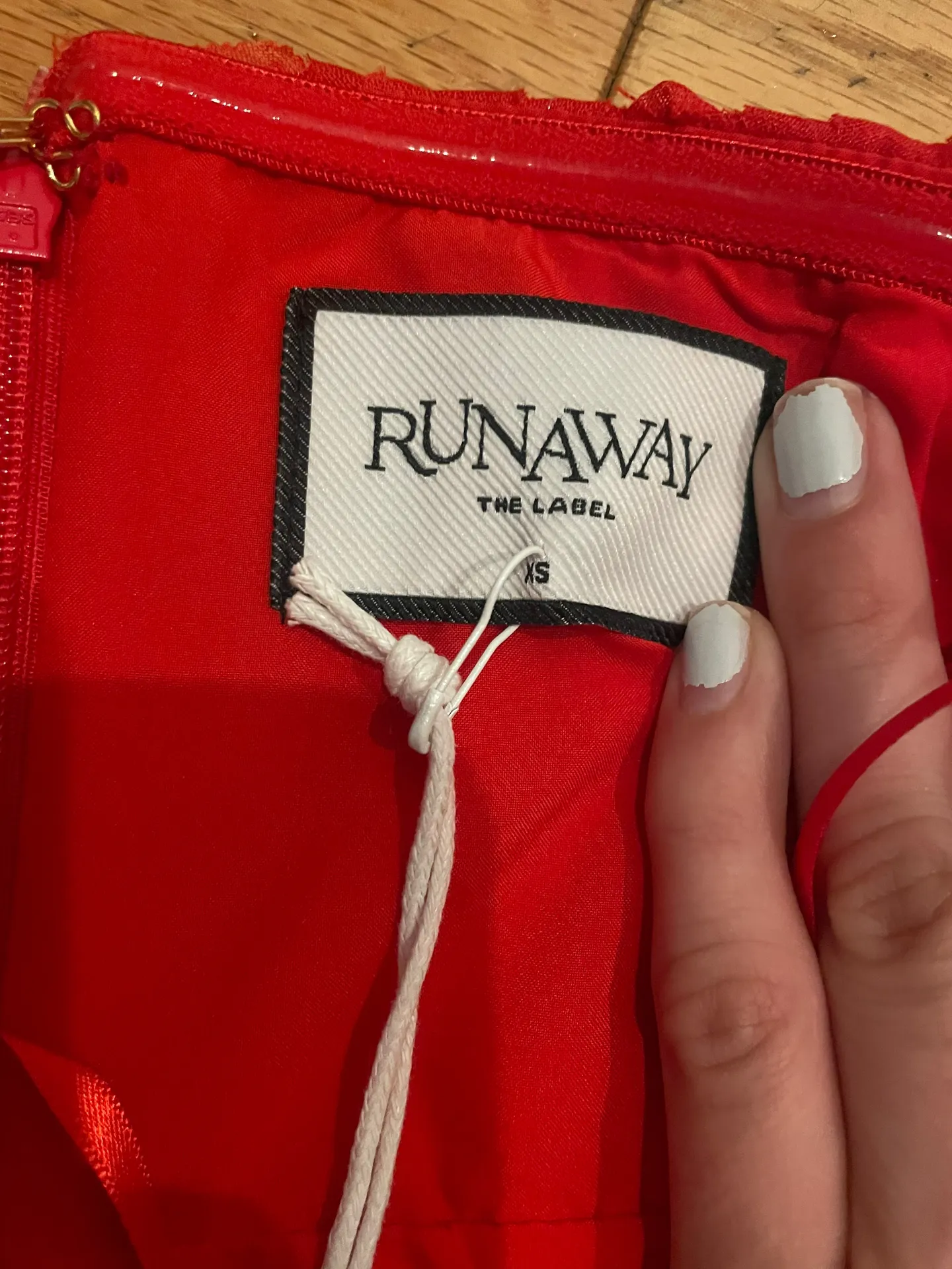 Lottie Dress Red - Image 6