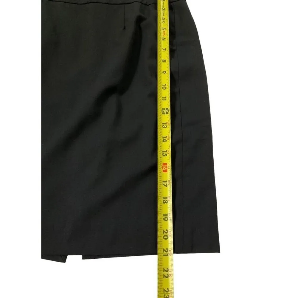 J. Crew Women Size 6 Original Fit Black Skirt Business Office (27-125P) - Image 5