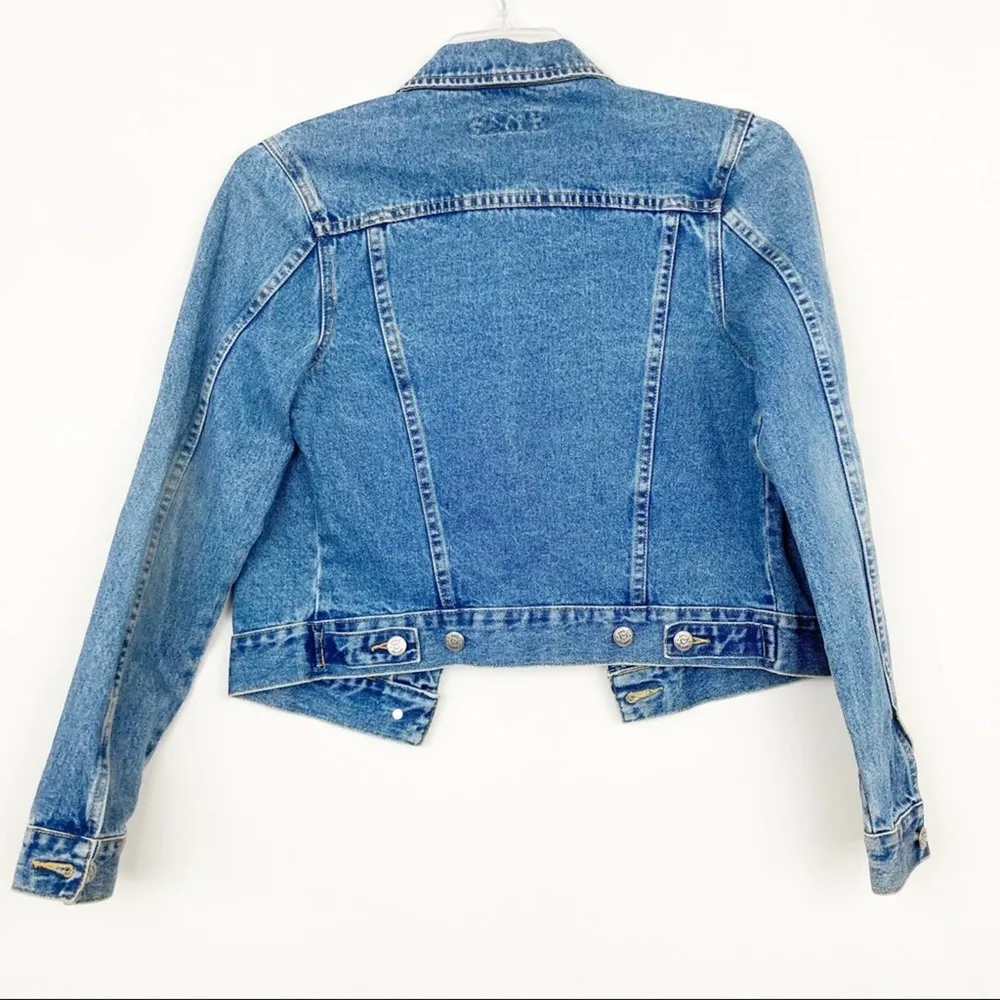 Vintage 90s Angel Denim Jean Jacket - Image 4