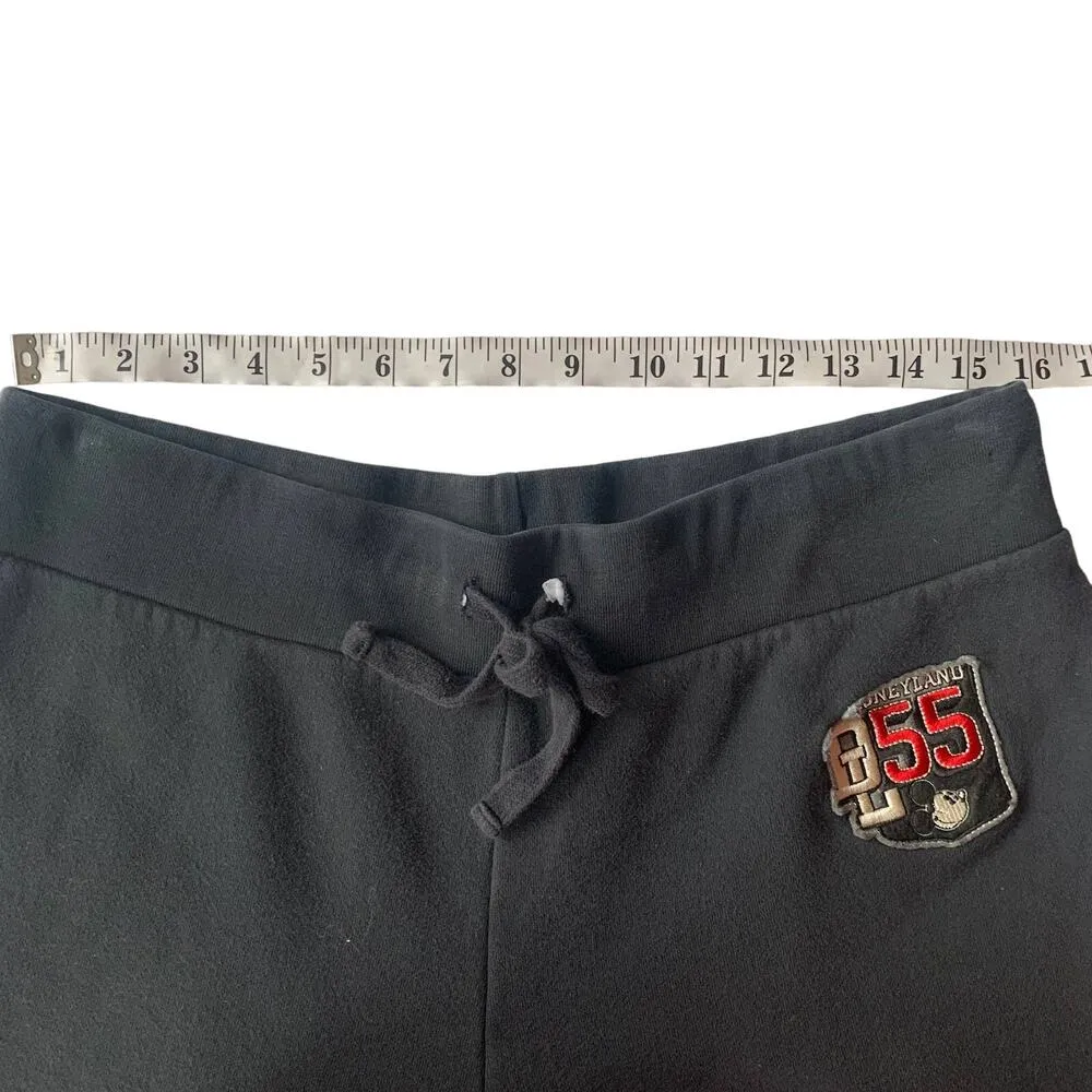 Disney Parks Disneyland 55 Black Crop Sweatpants Women's Size Large - Image 7