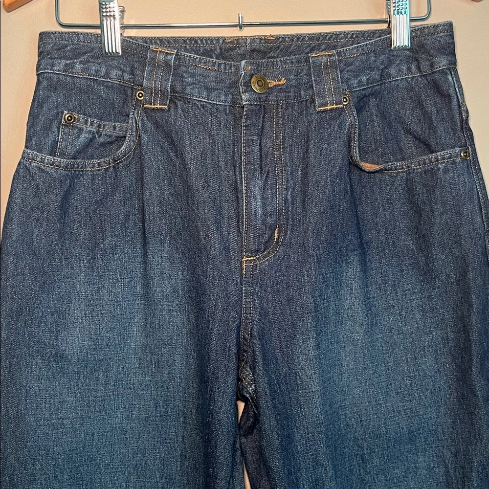 Duluth Trading Co Blue Cotton Jeans Size 6 - Image 2