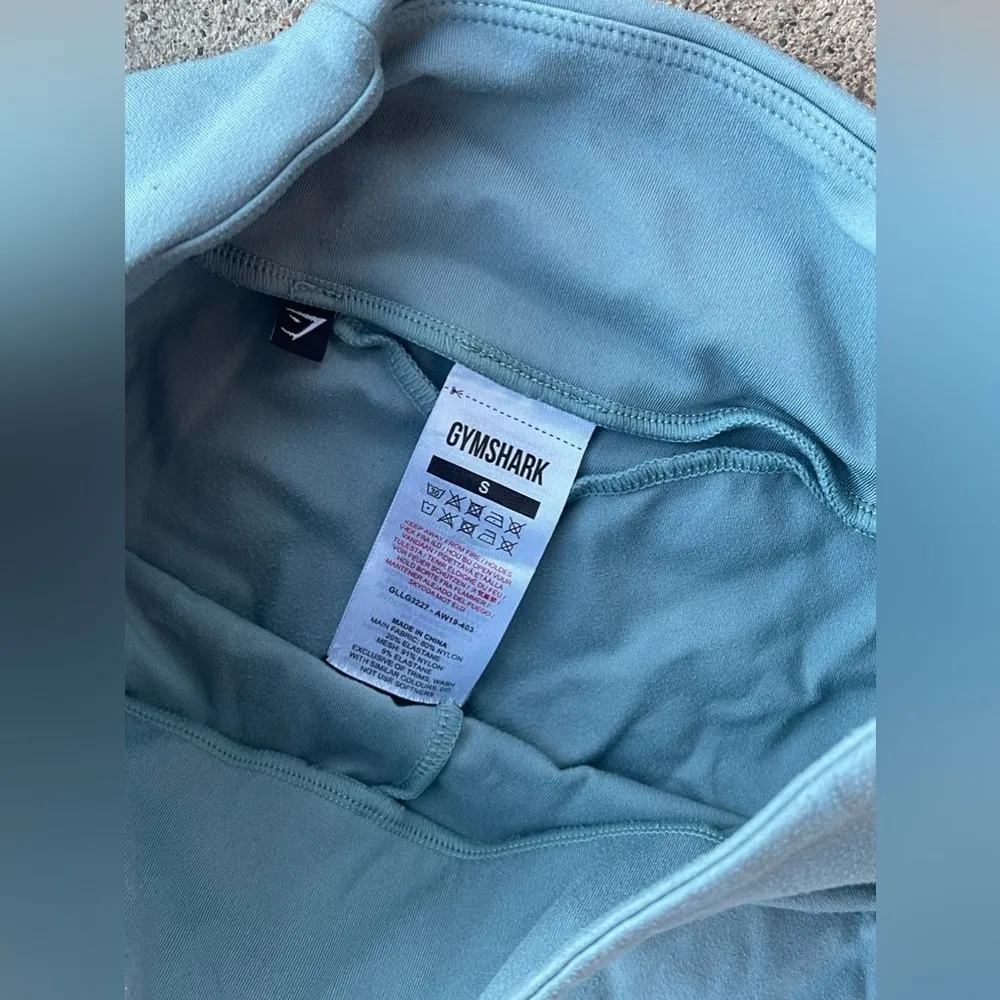 Legging Blue Size S Perforated Detail Workout Gym Weightlifting - Image 3