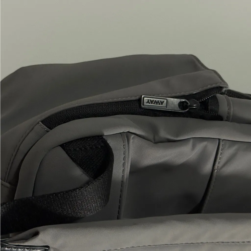 Away The Daypack Minimalist Laptop Travel Commute Backpack Gray - Image 7