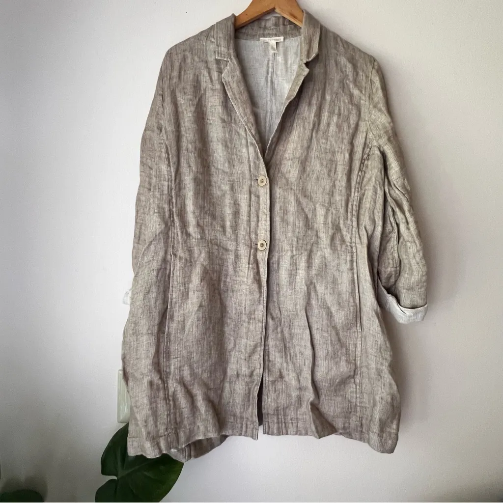 SUNDANCE Moonlight Eyelet  open front Jacket Grey Womens SIZE SMALL crochet boho - Image 5