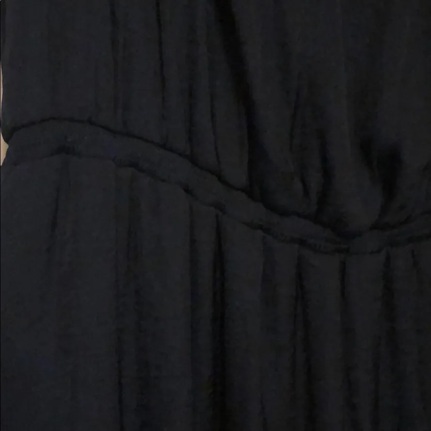 Vince Camuto asymmetrical ruffle hem navy dress - Image 6